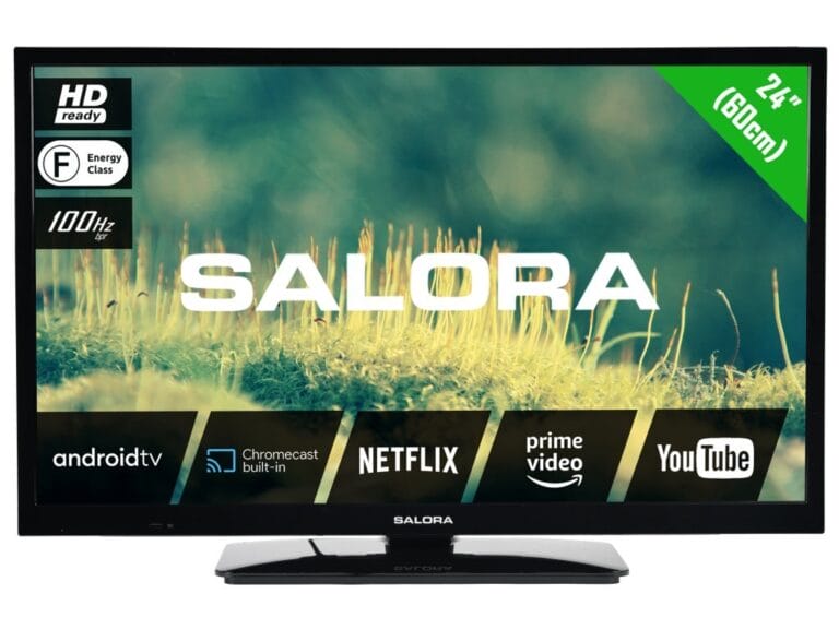 Salora 24HA220 HD Ready LED Android TV 60 cm Zwart