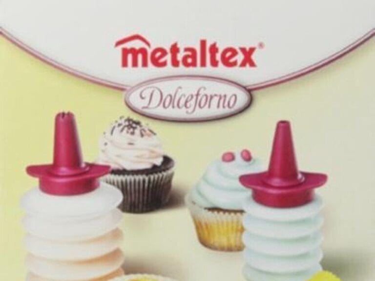 Metaltex Decoratieset Dolceforno 9 X 7 Cm Transparant