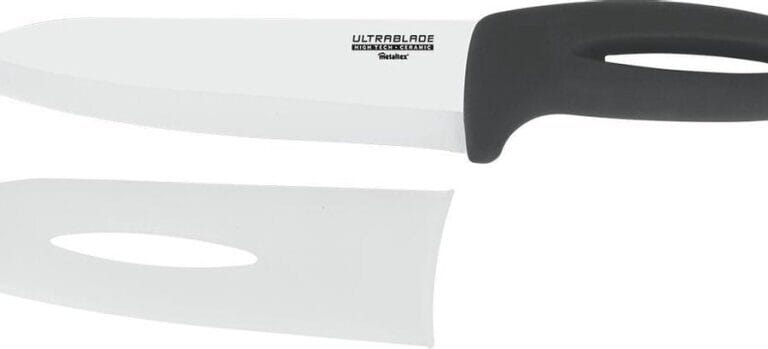 Metaltex Ultrablade Keramisch Mes Lemmet 15cm Soft Touch Ergonomische Greep Totale lengte 27