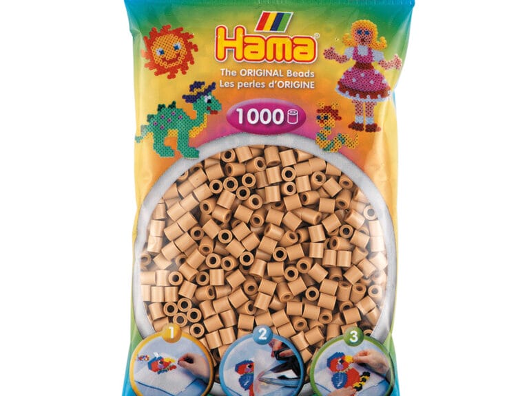 Hama Strijkkralen Licht Bruin 1000 Stuks