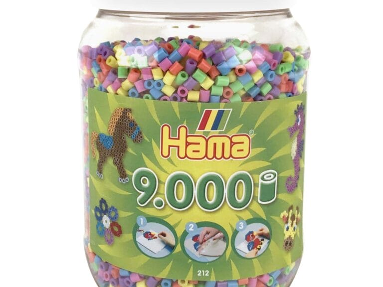 Hama Strijkkralen in Pot 9000 Stuks Pastel