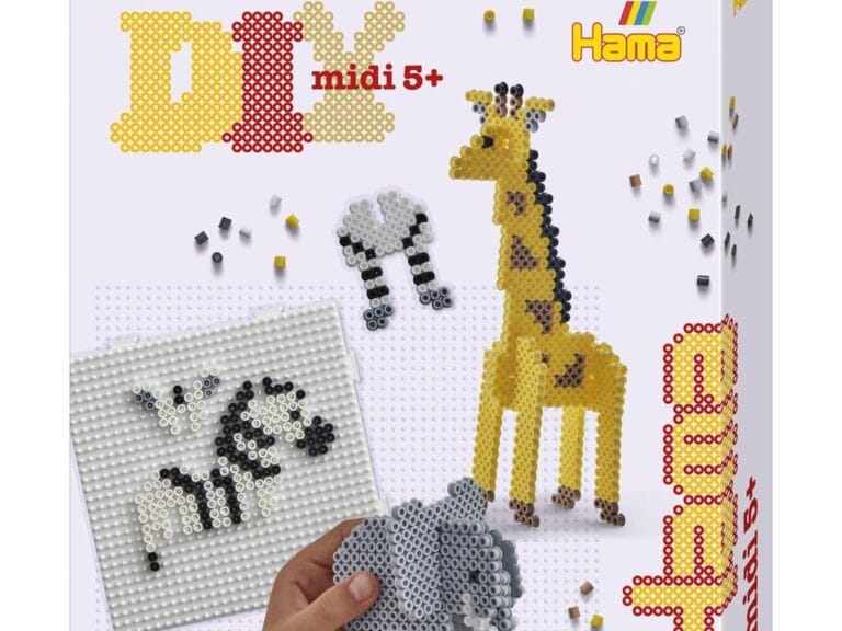 Hama Strijkkralen Midi 3D Safari 2500 Stuks