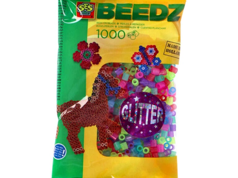 SES Creative Beedz Strijkkralen Glitter Mix 1000 Stuks