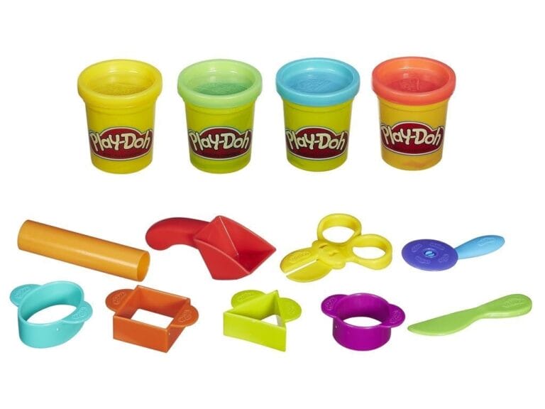 Play-Doh Gereedschap Basisset met 4 Potjes Klei