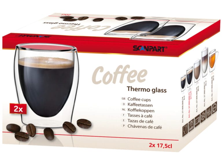 Scanpart Koffie Thermo Glazen 20cl 2 Stuks