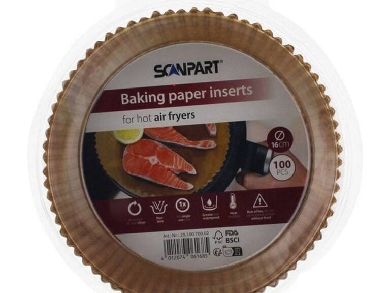 Scanpart Bakpapier Airfryer 16 cm 100 Stuks