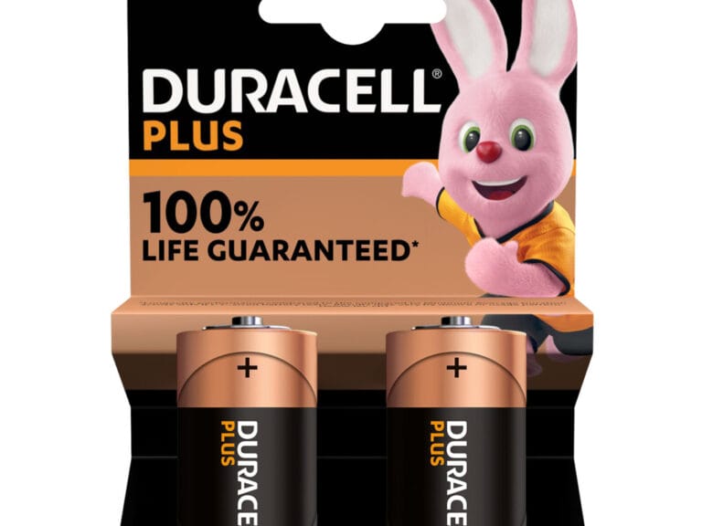 Duracell Alka Plus 100% C X2