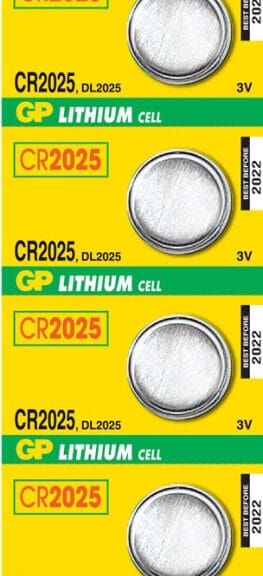 GP Batteries Gp Knoopcel Lithium A5st Cr2025