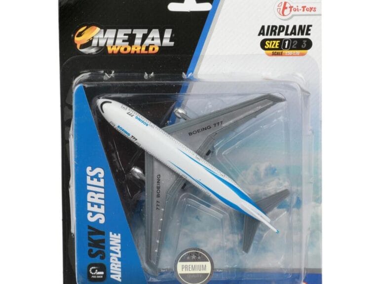 Toi-Toys Pullback Die-Cast Vliegtuig Boeing 777 1:50