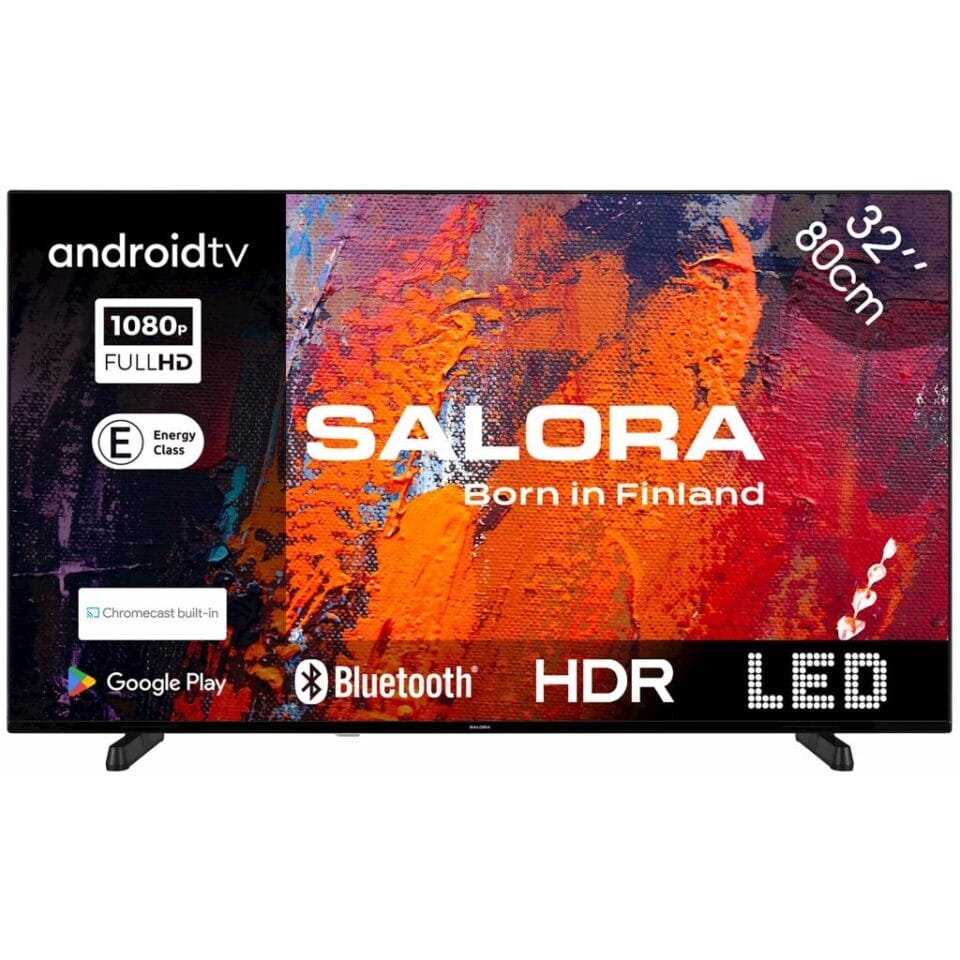 Salora 32FA550 FHD Android TV 32 Inch Zwart