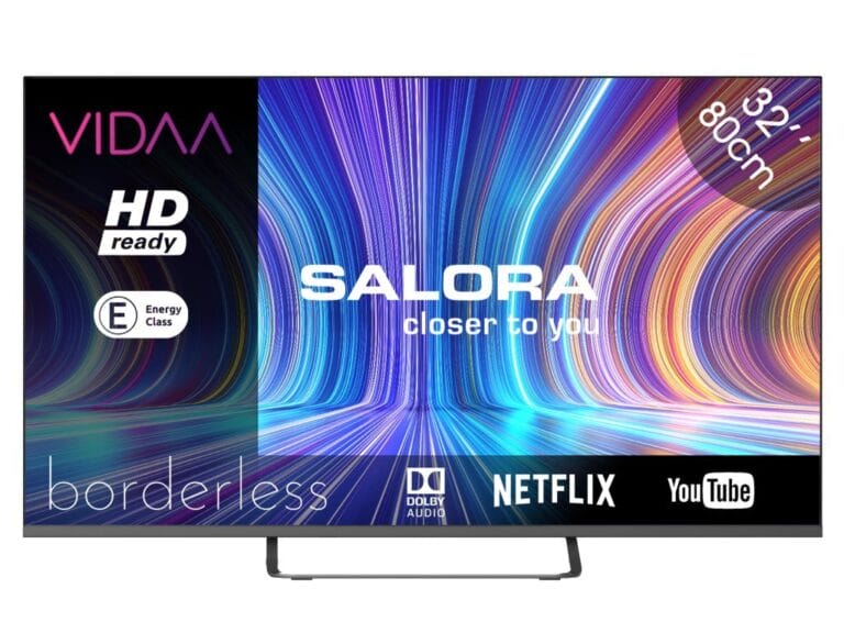 Salora 32HV210 VIDAA Smart HD TV 81 cm Zwart