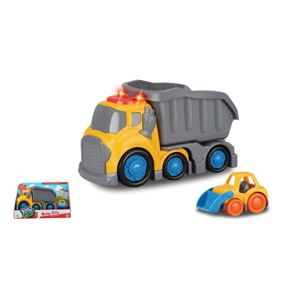 Kiddy Go Dumptruck + Licht en Geluid 19.5 cm