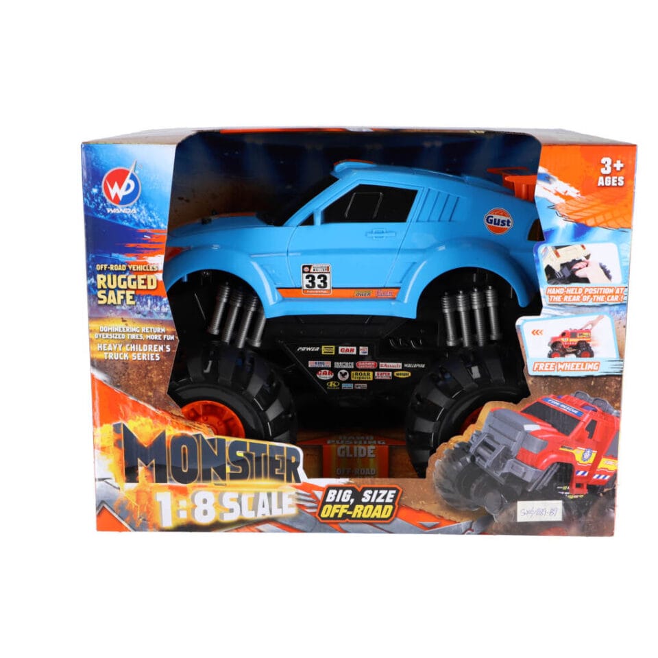 Mega Monstertruck 1:8 Blauw