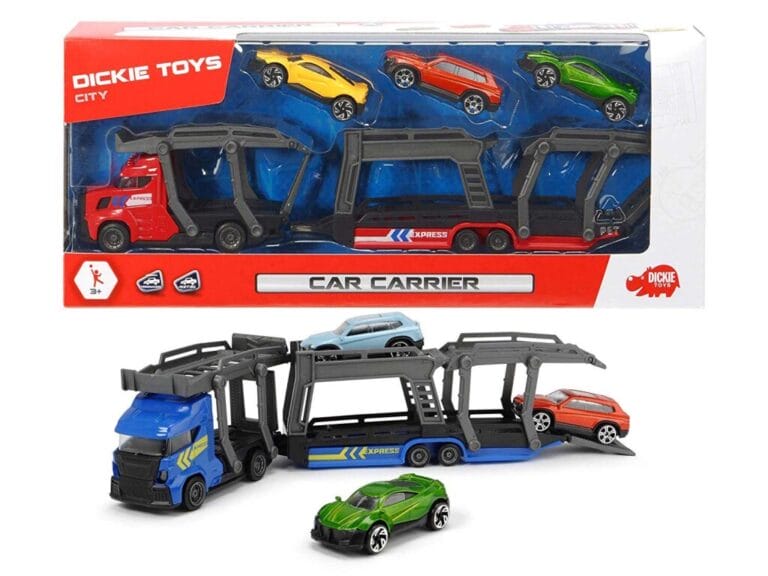 Dickie Toys Autotranssporter + 3 Auto's