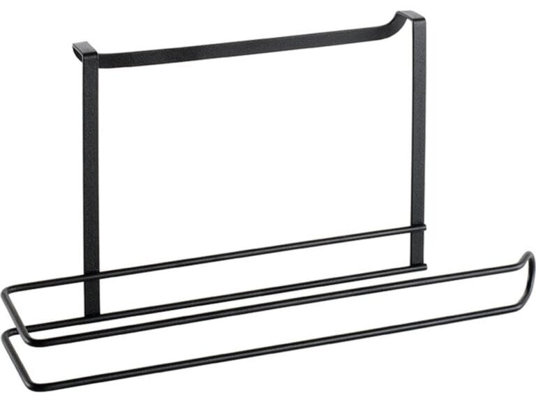 Metaltex Galileo Keukenrolhouder 34x10x18 cm Zwart