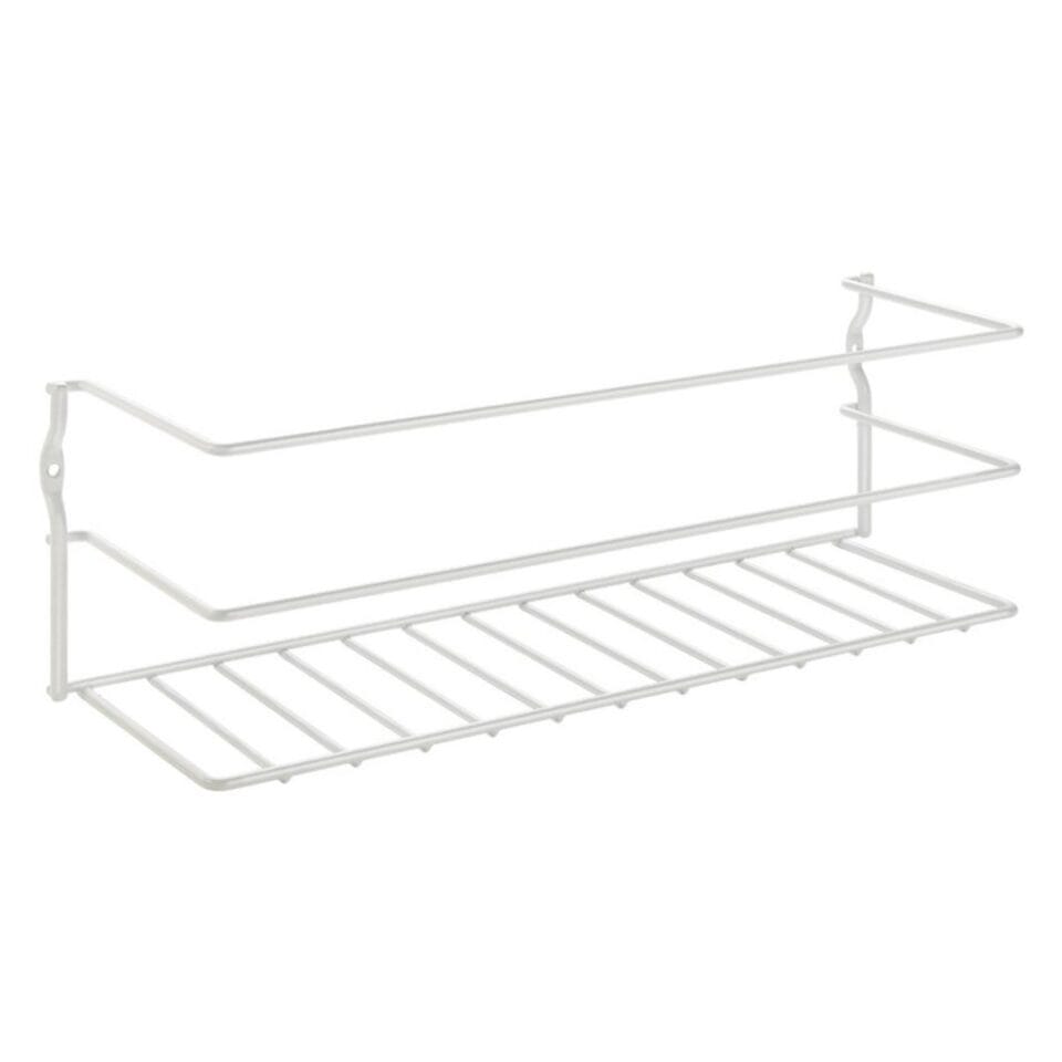 Metaltex Quick Box Space Saver Deur- en Wandrekje 34x11x11 cm Wit