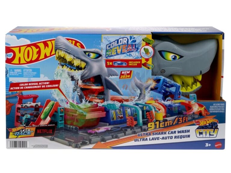 Hot Wheels City Ultra Shark Car Wash Speelset