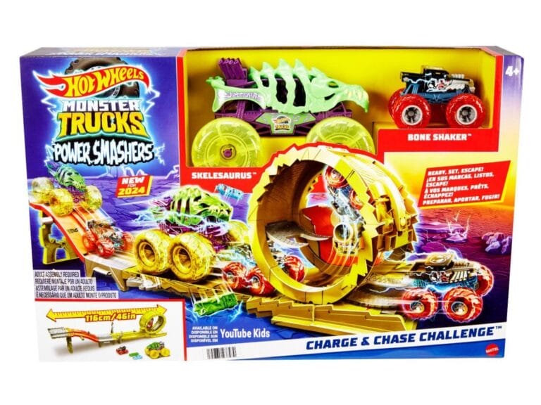 Hot Wheels Monster Truck Arena Smashers Rhinomite's Chargin' Challenge