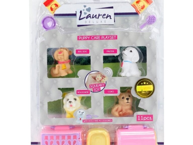 Lauren Deluxe Puppies in Koffer + Geluid