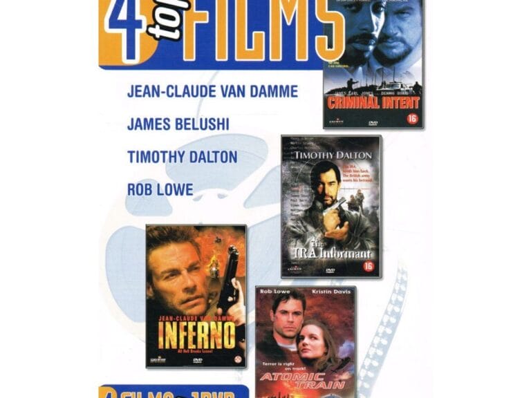 DVD 4 Top Films Criminal Intent/Ira Informant/Inferno/Atomic Train