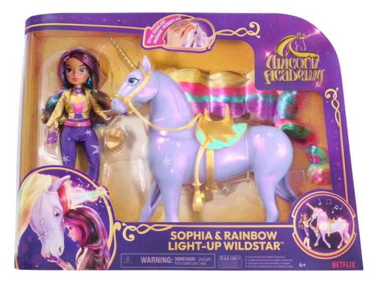 Unicorn Academy Sophia en Rainbow Wildstar + Licht