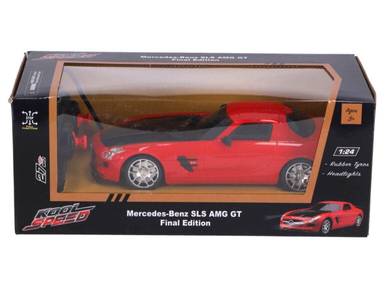 RC Mercedes-Benz SLS AMG GT Final Edition 1:24 + Licht Zwart/Rood