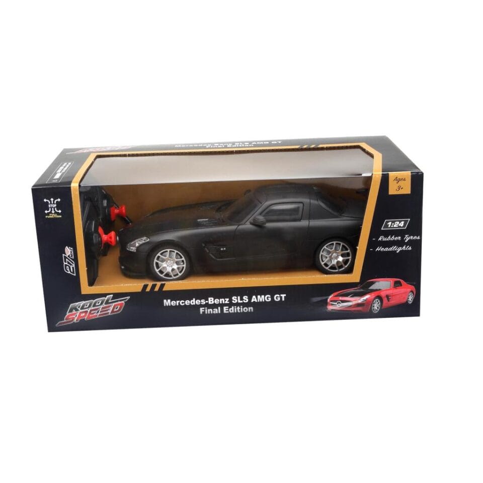 RC Mercedes-Benz SLS AMG GT Final Edition 1:24 + Licht Zwart