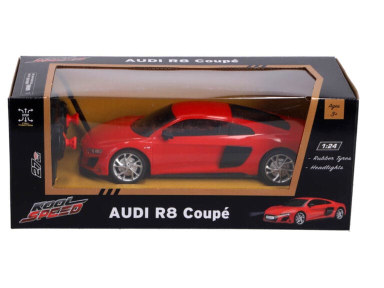 RC Audi R8 Coupé 1:24 + Licht Rood