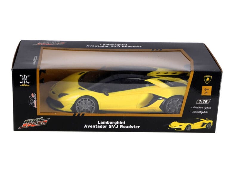 RC Lamborghini Aventador SVJ Roadster 1:16 + Licht Geel