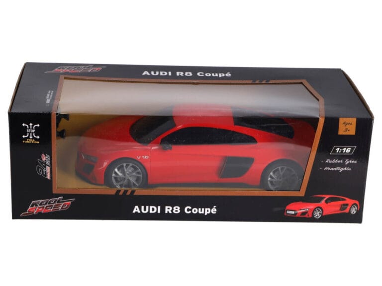 RC Audi R8 V10 Coupé 1:16 + Licht Rood