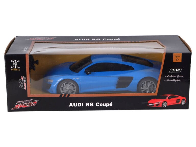 RC Audi Audi R8 V10 Coupé 1:16 + Licht Blauw