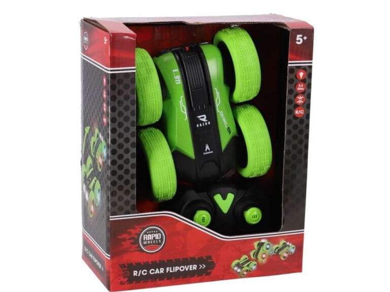 Rapid Wheels RC Flipover Auto Groen + Licht