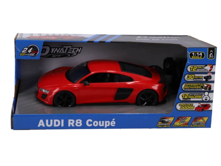 RC Audi R8 1:14 + Licht Rood