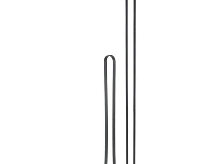 Metaltex Toiletrolhouder voor 3 Rollen 58x15 cm Zwart