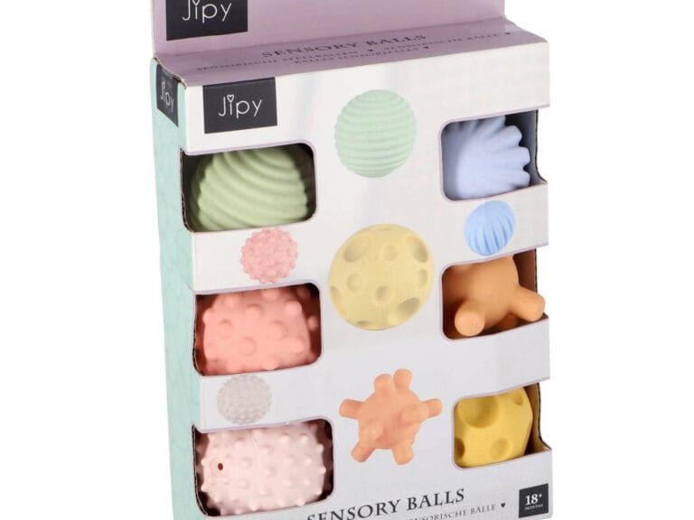 Jipy Bioplastic Speel- en Leer Ballen 6 Stuks