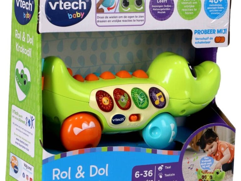 VTech Baby Rol & Dol Krokodil + Licht en Geluid