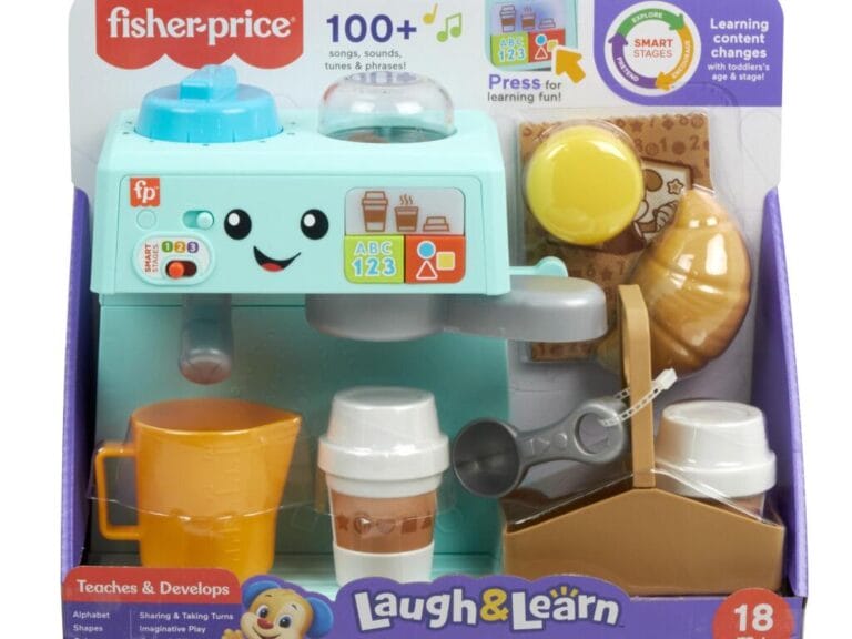 Fisher Price Lach en Leer Koffiemachine + Licht en Geluid