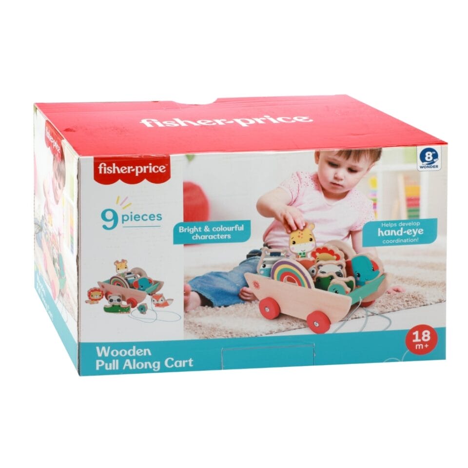 Fisher Price Houten Trekkar met Dieren