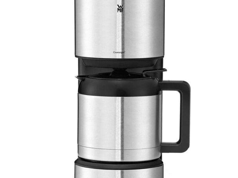 WMF Stelio Koffiezetapparaat + Thermoskan 1L 1000W RVS/Zwart