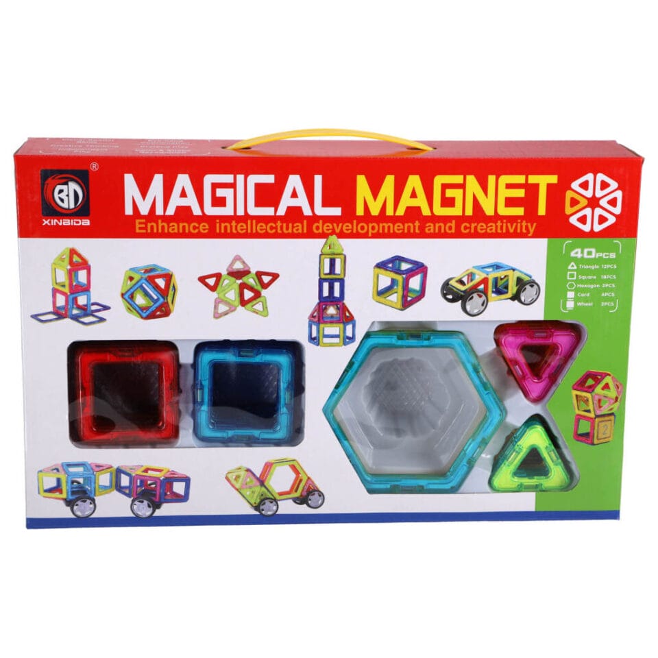 Magnetische Tegels Diverse Vormen 40-delig