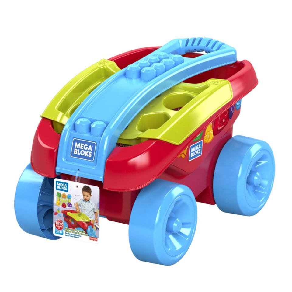 Fisher Price Mega Bloks Trekwagen Vormenstoof