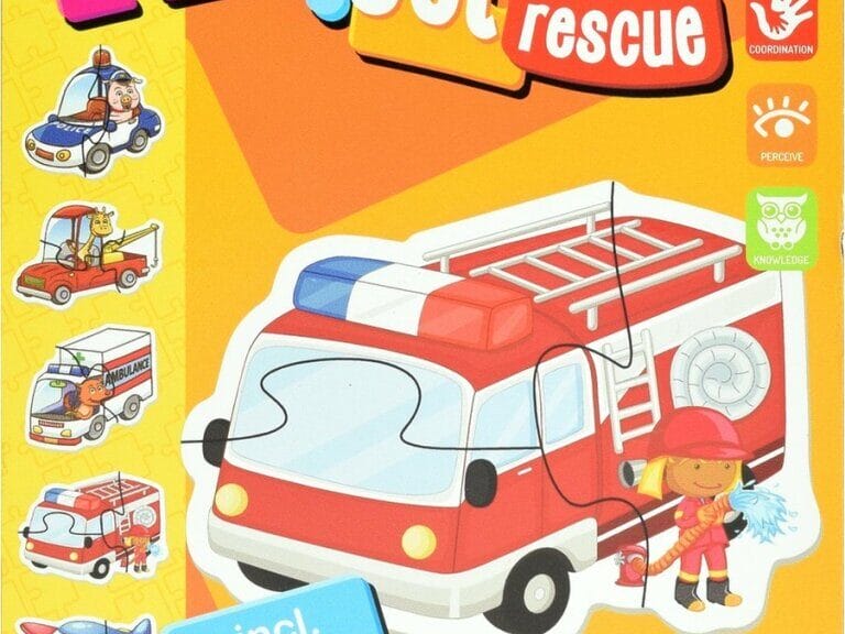 Toi-toys Legpuzzel Set Hulpdiensten Junior Karton 15 Stukjes
