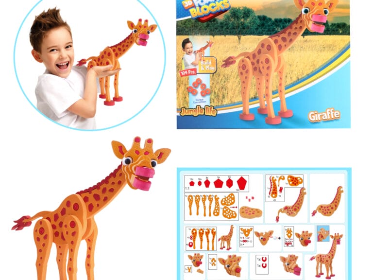 Toi-Toys 3D Puzzel Giraffe Junior 31