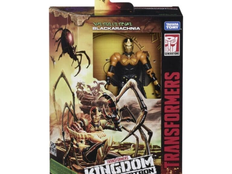 Hasbro Transformers Kingdom War for Cybertron Black Arachnia