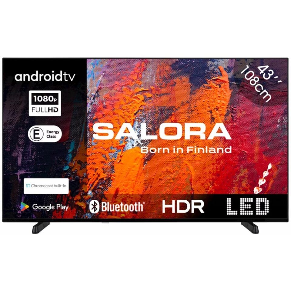 Salora 43FA550 FHD Android TV 43 Inch Zwart