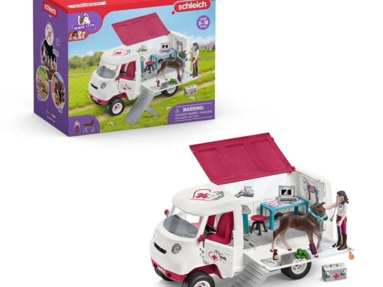 Schleich Horse Club Mobiele Dierenarts met Hannoveraans Veulen