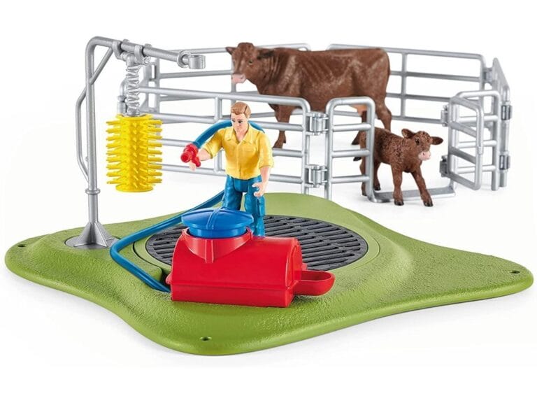 Schleich Happy Cow Wash Speelset