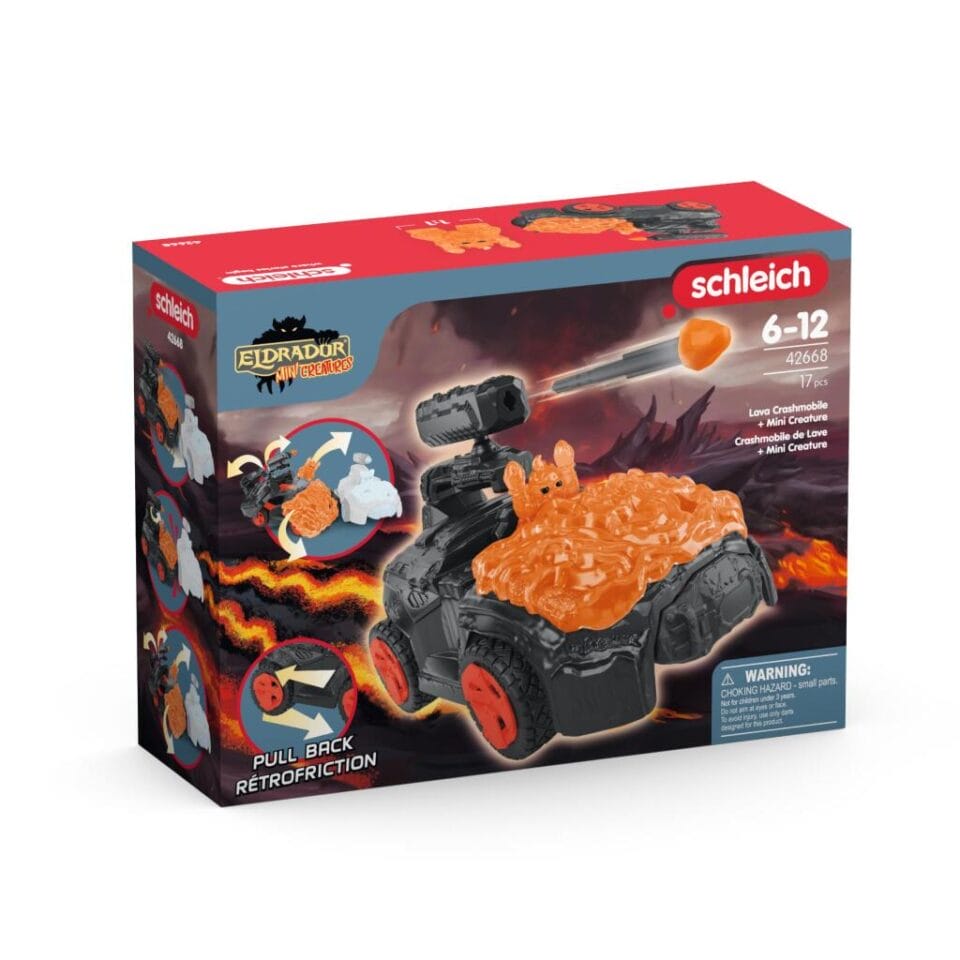 Schleich Eldrador Lava Crashmobile + Mini Creature