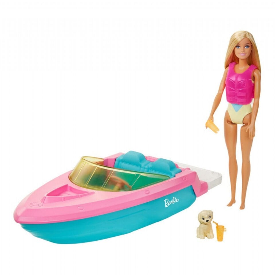 Barbie Speedboot Speelset