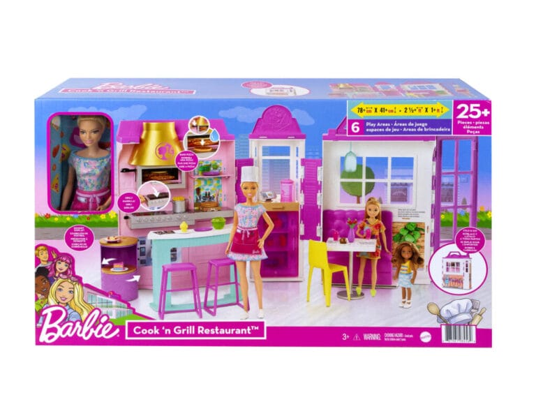 Barbie Cook and Grill Restaurant Speelset
